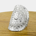 Sterling Silver Maya Mandala Ring
