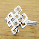 Sterling Silver Tibetan Knot Ring
