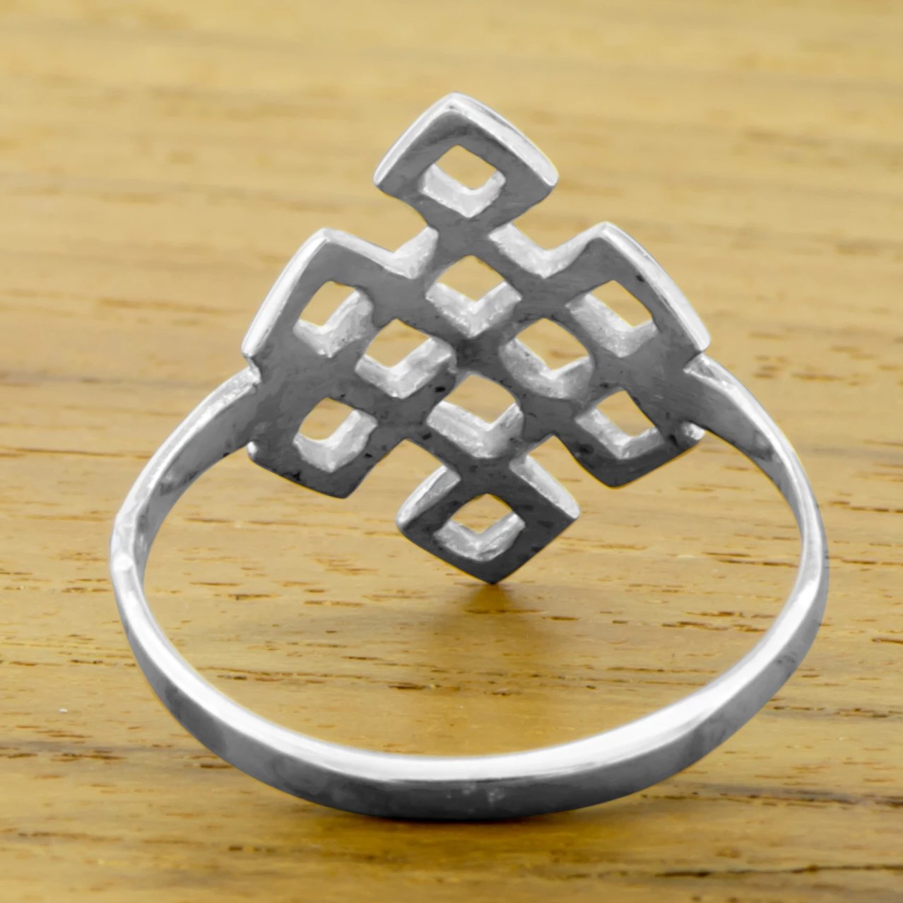 Sterling Silver Tibetan Knot Ring
