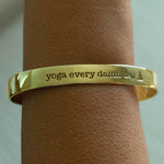 'Yoga Every Damn Day' Bracelet